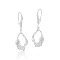 DEYIN Fashion Irregular 18k Gold Plated Earrings Hollow Earrings Fashion Silver 925  Unique Earrings Style