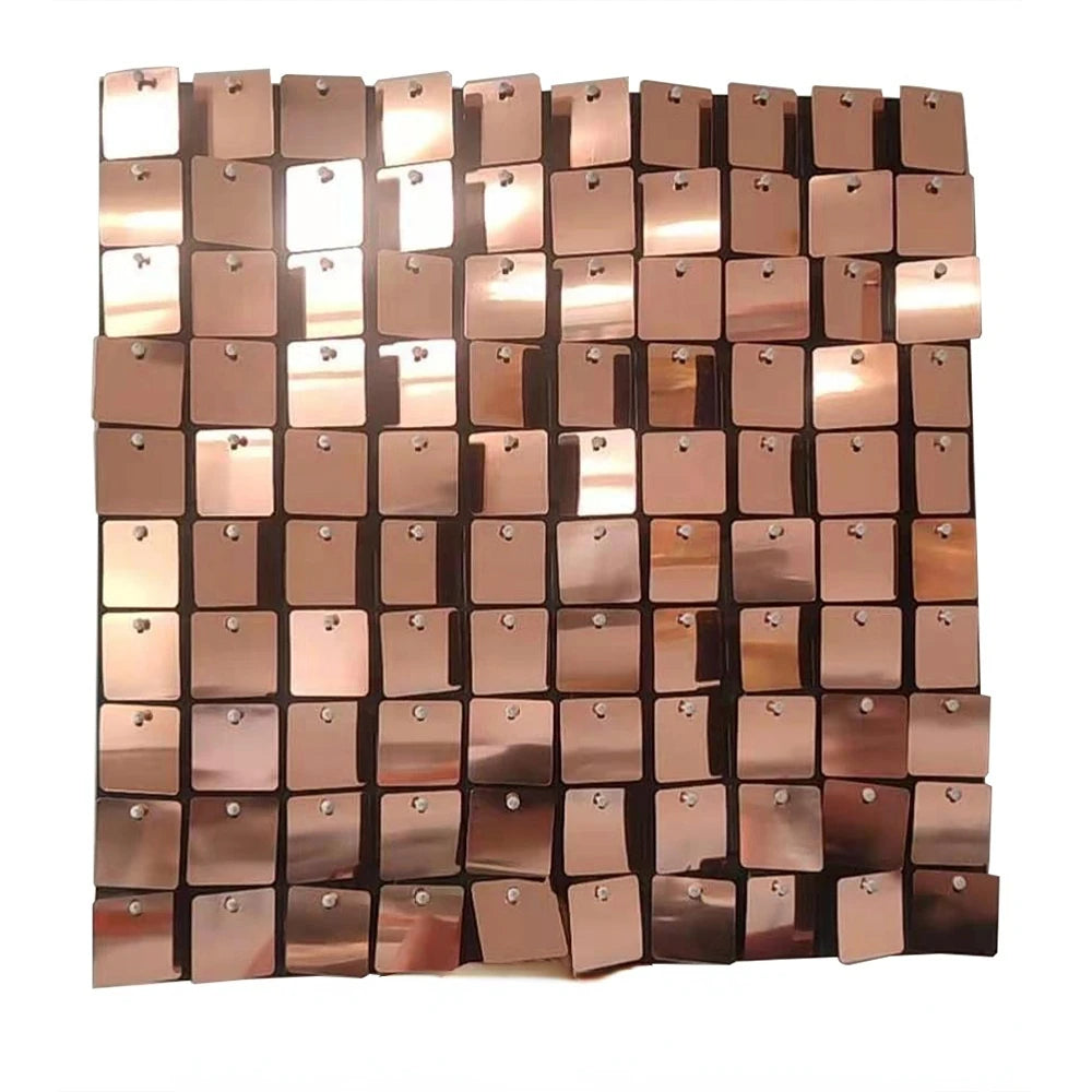 Transparency Grid Backboard Glitter Circular Shimmer Sequin Panel Wall Backdrop Birthday Wedding Decorations Lighting Function