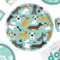 Dog Themed Birthday Party Decorations Dog Party Supplies Bundle Paper Plates Dog Birthday Party Disposable Plates