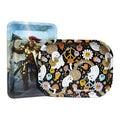 Wholesale 7*5.5 Inches Multiple Designs Tobacco Trays Smoking Metal Rolling Trays