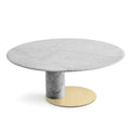 Design Marble Coffee Table Gold Metal Tea Table Set of 2Pcs Modern Living Room Furniture From China