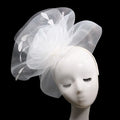 Factory Wholesale Fashion Bridal Hair Fascinator Headband with Sinamay Material for Weddings Party Beach & Outdoor Use