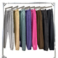 2023 Wholesale Mens Heavyweight Cotton French Terry Mid Streetwear Sweatpants Acid Washed Hip Hop Vintage Autumn Pants