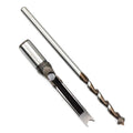 6PCS HSS Twist Drill Bits Square Auger Mortising Chisel Drill Set Square Hole Woodworking Drill Tools Kit Set Extended Saw BH01