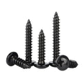 Black Zinc Stainless Steel 304 Pan Head Phillips Self Tapping Screw Metric System Sizes M2 M3 M4 M5 M6