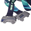 Fire Truck Shape Medal Car Medal for Fire Men Indahwater Custom Funny Car Dye Casting Running Sport Medal