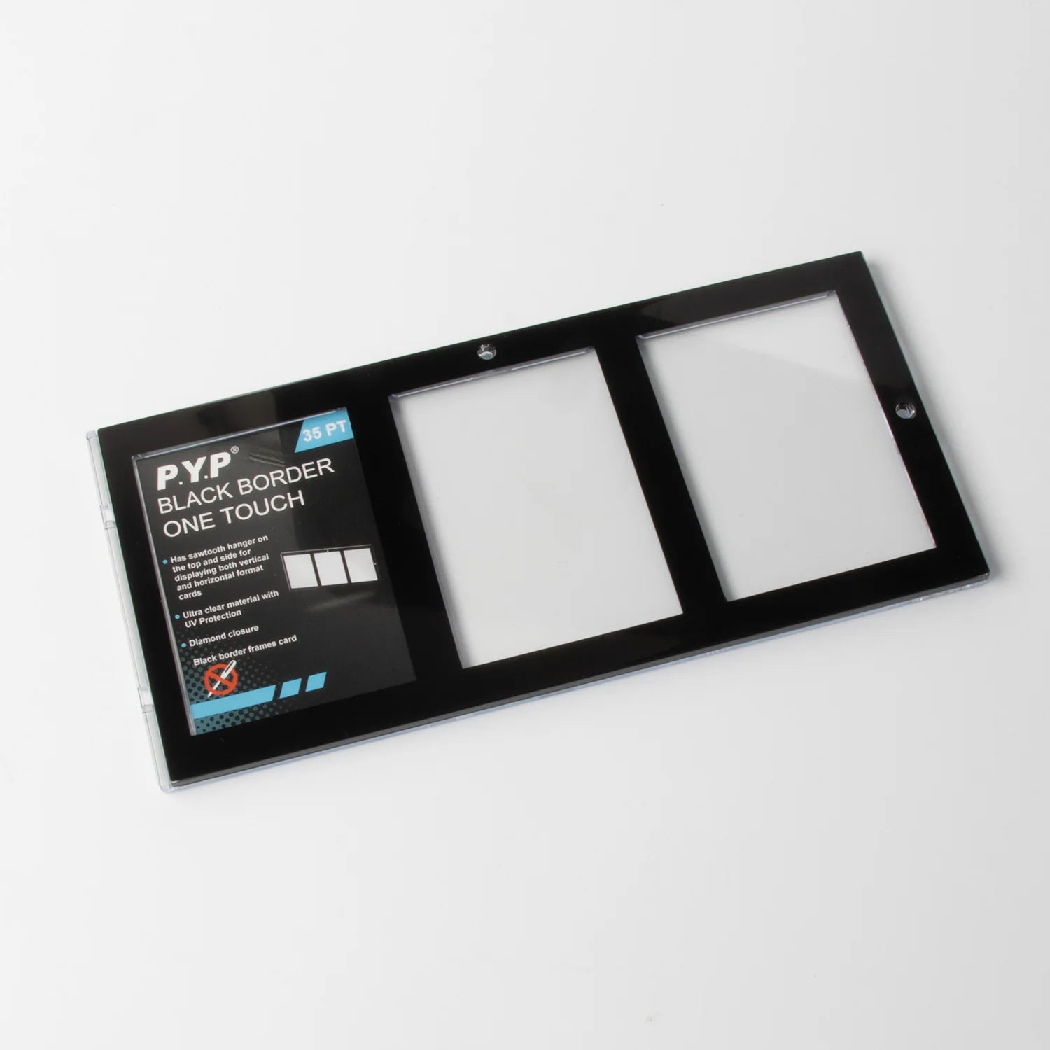 Wholesale 35pt 3 Card Black Border Magnetic Holder Case for Trading Sports Gaming Cards