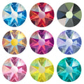 6A Superior Quality  2088 Crystal Stone Plated AB Non Hotfix Glass Rhinestones Flatback Iron for Dress Nail Art Shoes Bags