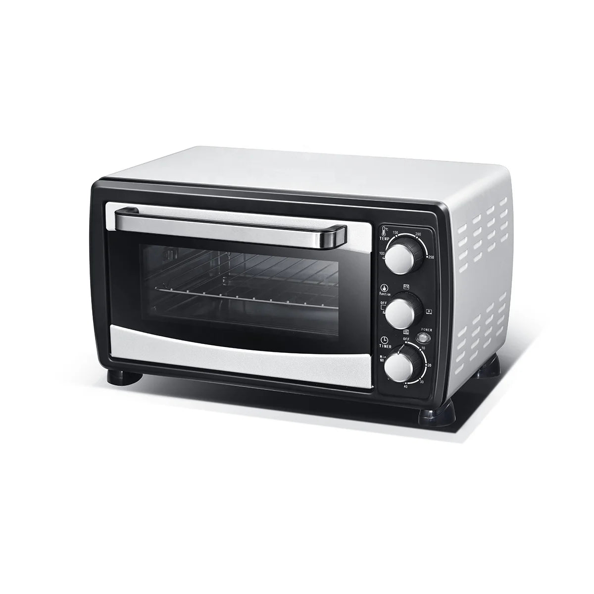 SUPRAS 18L Portable Countertop Aluminum Electrical Toaster Oven Multi-Function LCD Display 1400W 220V Household Use CB CE RoHS