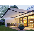 Customized PVC Waterproof Sunshade Restaurant Balcony Retractable Full Cassette Awning MegaBDM