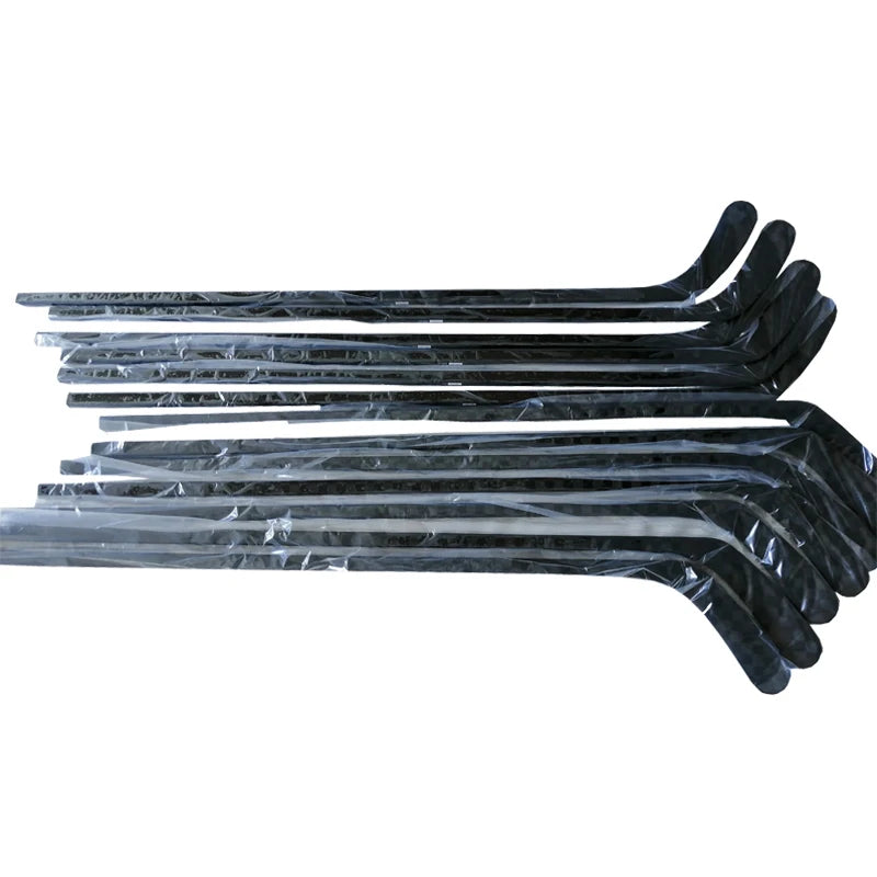 OEM Black Color Without Logo Carbon Fiber Ice Hockey Stick in Cheap for Teenagers