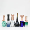 Customized Clear Empty Glass Nail Polish Bottles 3ml to 15ml Sizes Cap with Brush Sealing Type