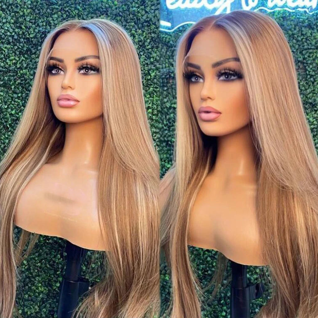 Transparent Swiss Lace Frontal Wigs Brazilian 13X4 13X6 HD Human Hair Lace Front Wig Highlight 360 Full Lace Wigs Human Hair