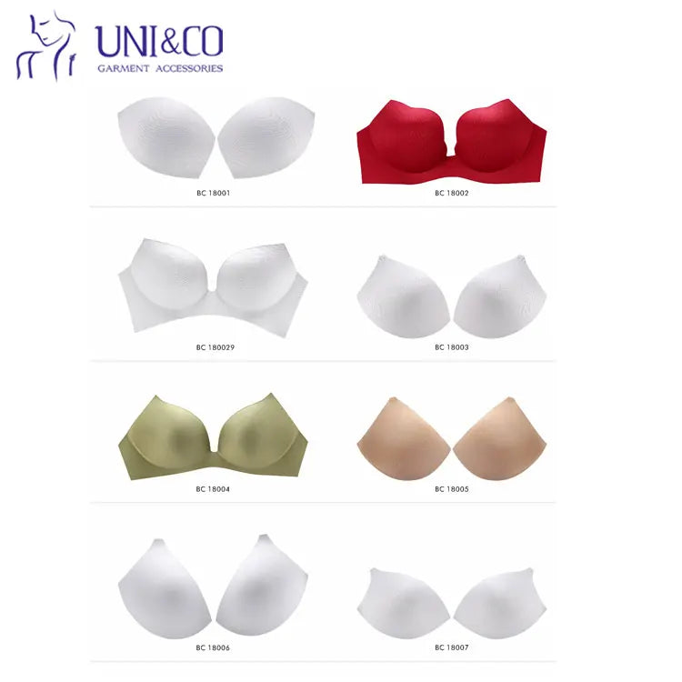 Polyester Full Foam Push up Underwear Accessories Bra Cup Soft Full Cup for Bra Comfort Seamless Bra