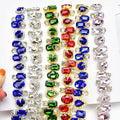 Different Shape Glass Rhinestones Welding Cup Chain Wedding Dress Clothing DIY Accessories Shoes Hats Decorative Crystal Trim