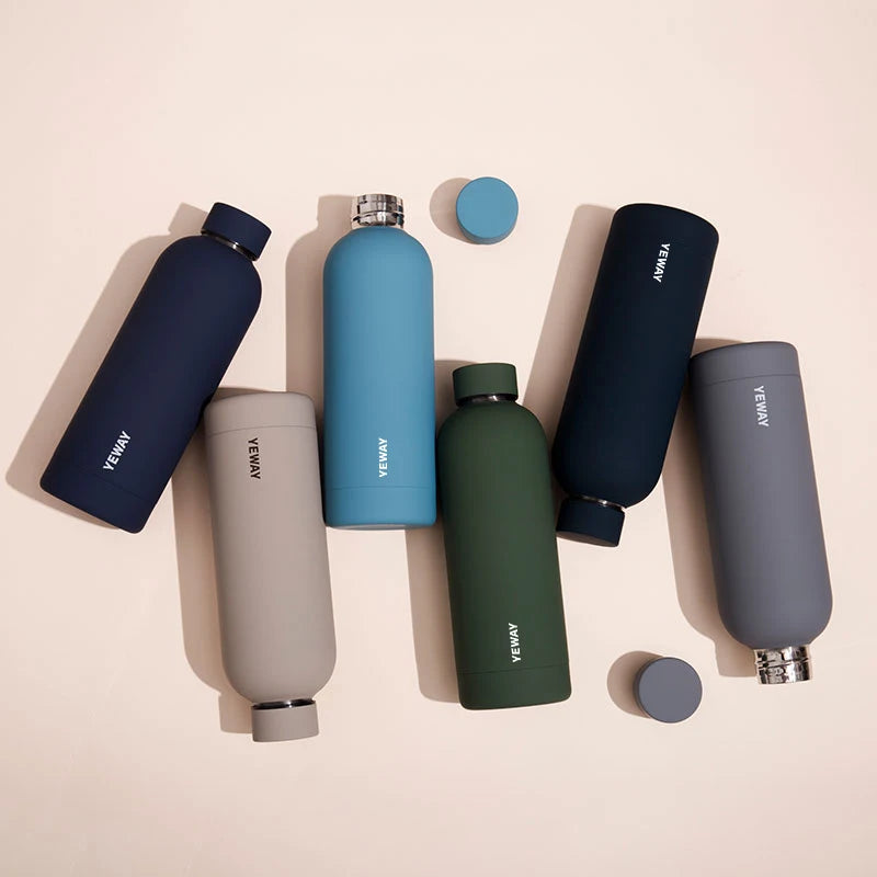 Yeway 2023 New 500ml Reusable Botella De Agua Water Bottle Directly Sell Double Wall Stainless Steel Custom Sport Water Bottle