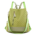 OEM Women's Luxury Fashion Small Backpack with Custom Logo Geometric Pattern Polyester Lining Water-Proof Strap for Daily Use