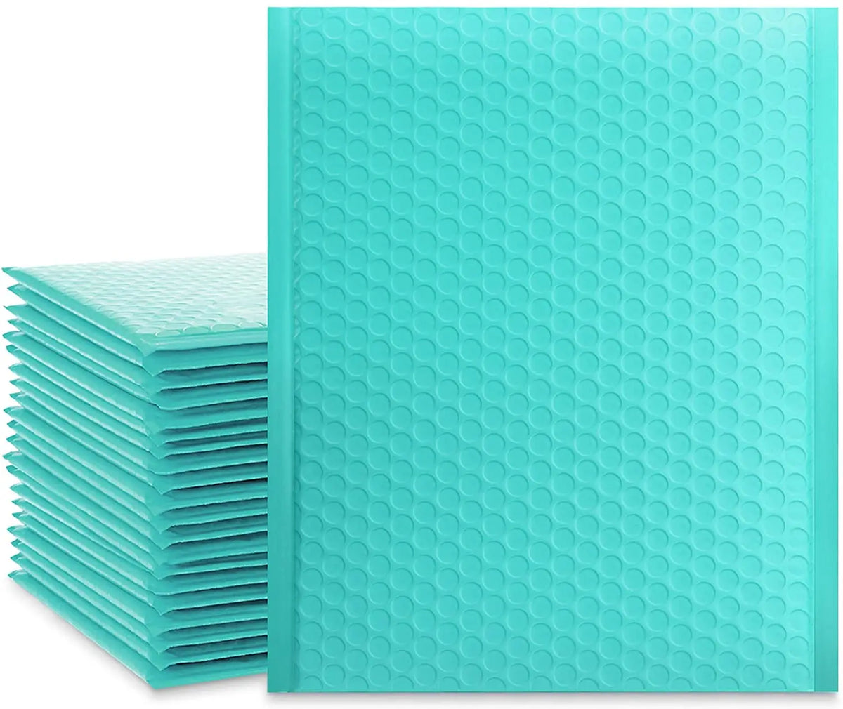 XIMAN Good Quality Floral Recycled Poly 1.5 Mil Personalized Bubble Mailers Peach 18x23 with Logo