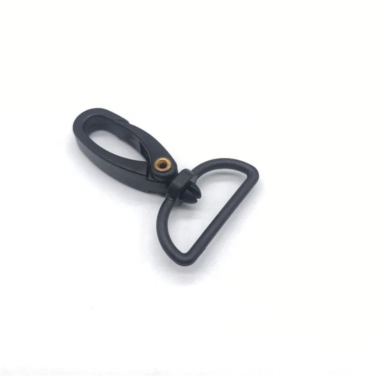 Hot Sale Style New Design 20mm G Hook Belt Buckle Black Bag Parts POM Plastic Hook Eye Buckle