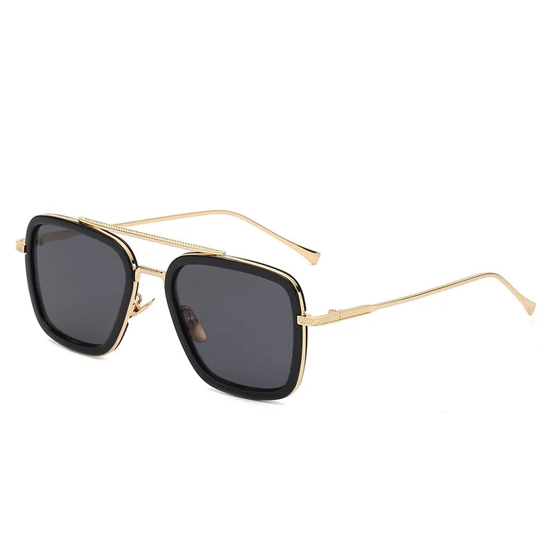 Hot Sell Punk Style  Sunglasses Logo Custom ironman  Sun Glasses Dropshipping Sun Shades OEM