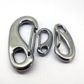 Wholesale Quick Link Carabiner 50mm Stainless Steel 304 Egg Shape Spring Gate Clip Snap Hook Lobster Claw