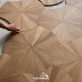 Luxury Oak Wood Flooring Ideas Design Scratch Resistant Wood Flooring for Hotel and Apartment Modern Waterproof Wood Flooring