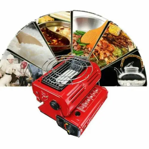 IRONDONKEY Portable Gas Heater  Outdoor Mini Camping Gas Stove Warmer Tent  Outdoor Heating Stove