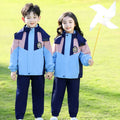 Primary School Winter Uniform Set for Children Unisex Fleece Windbreaker with Custom Logo Available MegaBDM