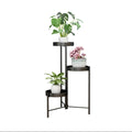Wholesale 3-Tier Gold Wrought Iron Display Rack Indoor/Outdoor Steel Garden Design Flower Pots Stand Corner Vase Stand for Home