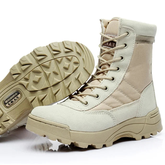 Desert Tactical Footwear Work Boots  Lace up Winter Warm Safety Hiking Boots