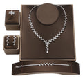 Fancy Bridal 4 Pcs Jewelry Set in Stock Grace Cubic Zircon Mothers Day Gift Factory Direct Sale BN8673