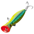 Noeby Fishing Popper Lure Treble Hook Top Water Hard ABS Plastic Bait Isca Artificial Sea Lure Popper