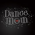 Wholesale Bling Transfer Shining Strass Hotfix Rhinestone Motif Heat Rhinestone Transfer Dance Mom for T Shirts