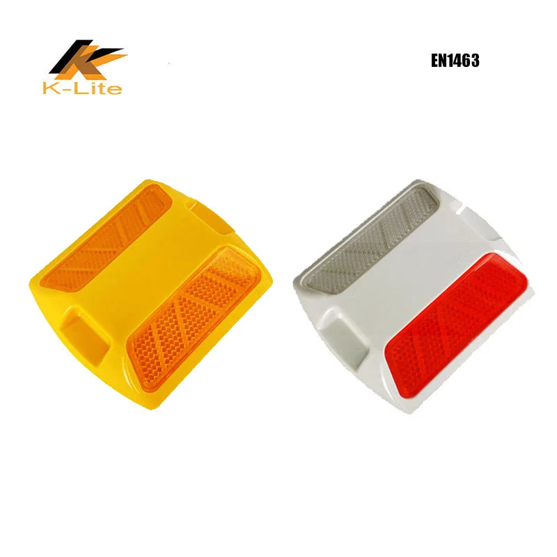 K-LITE CE Certified Road Reflector & Stud Cat Eyes Marker Yellow Traffic Safety EN463/ASTM Approved 1 Year Warranty