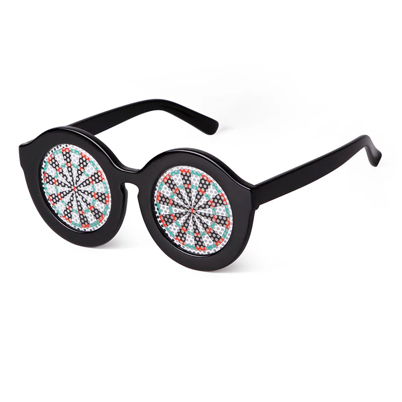 STY22739 New Vintage Round Frame Sunglasses Arrow Target Sticker Unisex Sun Glasses Party Cross-Border Wholesale Eyewear