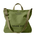 High Quality Heavy Weight Cotton Canvas Women's Tote Bags-Shoulder Bag Customized Logo Color Eco-friendly Letter BPA Free Non MegaBDM