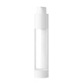 Customized clear Lotion Plastic Bottle for 15ml 30ml 50ml  Skincare Cream  Plastic Bottles Round Airless Pump Container