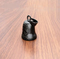 Black Guardian Bel Small Bell Keychain for Motorcycles Biker Helmet Bell Made of Stainless Steel with Silk Screen Printing