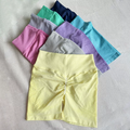 2025 Summer Scrunch Seamless Low Waist Fitness Yoga Shorts Hip-Covering Workout Leggings Conjunto Deportivo Mujer