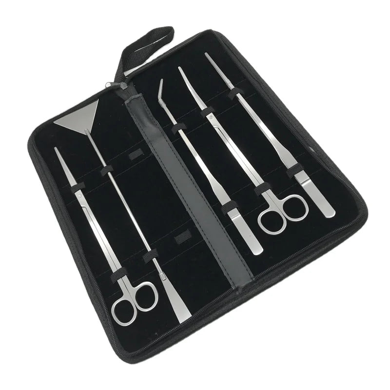 Premium Stainless Steel Aquarium Toolset Ideal for Aquascaping Plant Trimming & Tank Maintenance MegaBDM