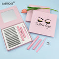 Segmented Eyelashes Pre-Cut Band Segment Home DIY CC Curl Lash Extension Cluster Eyelash Extension Kit