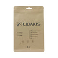 Custom 8 oz Food Grade Kraft Paper Packaging Flat Heat-Sealed Foil Zipper Pouch for Cookies Coffee Gravure Printed Sugar