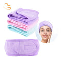 Good Quality Colorful Adjustable Spa Facial Hair Wrap Double Layer Towel Girls Cosmetic Headband