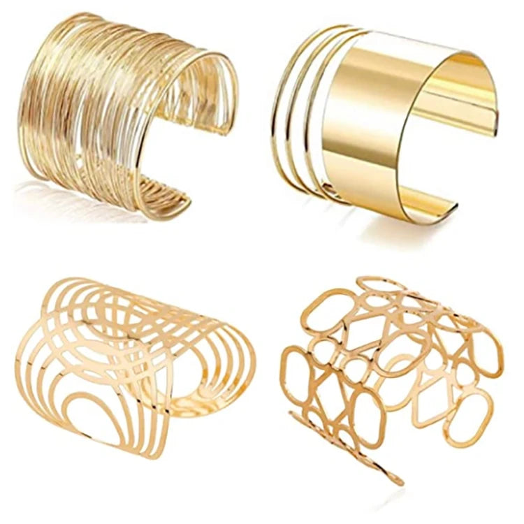 Fashion Modern Silver Cuff Adjustable Jewelry Wide Wire Snake Hollow Bracelet for Girls