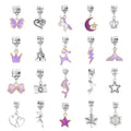 Hot Sale Children Bracelet Suite the Little pony unicorn Present Shinny Glass Alloy Accessories Suite Making Decoration