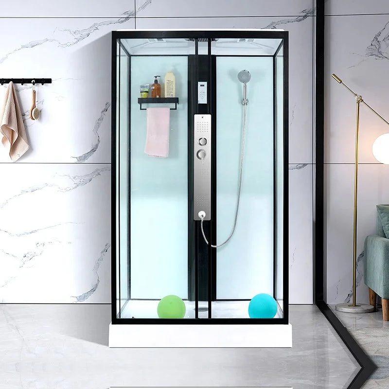 Luxury Enclosed Bath Steam Shower Cabins Wet Sauna Steam Shower Rooms Bathroom Corner Massage Steam Shower Cabin