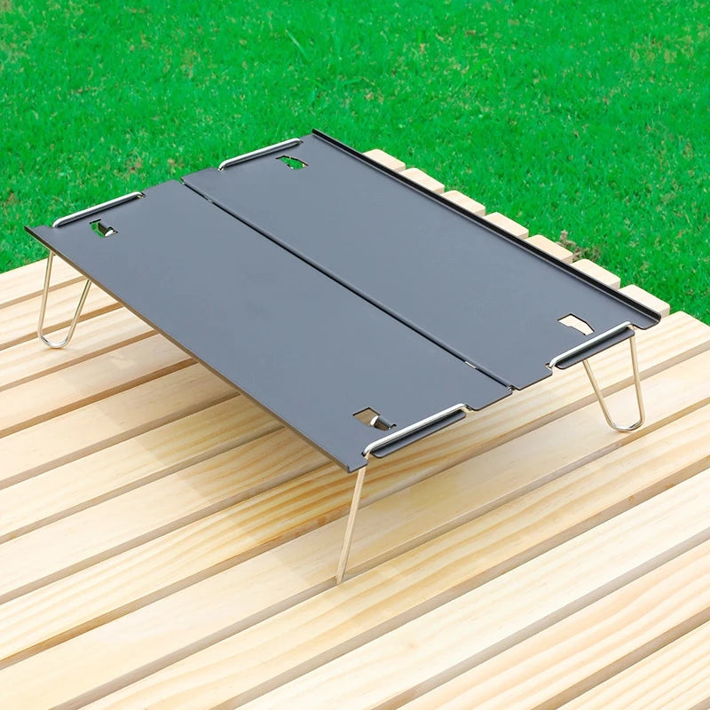 JWW-030 Outdoor Lightweight Aluminum Alloy Foldable Table Camping Small Portable Table