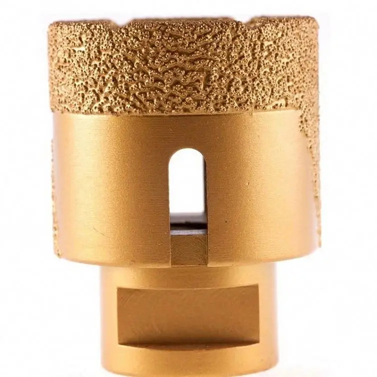 Portable M14 Connection Porcelain Concrete Granite Vacuum 10mm Brazed Brazed Diamond Stone Core Drill Bit