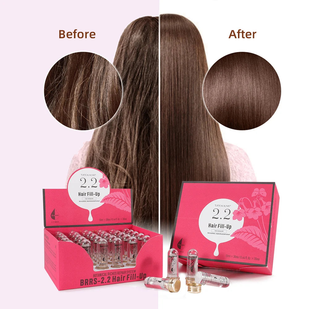 Wholesale Supplier OEM Logo Organic Hair Filler Oil Super Repair Smooth Damaged Hair Infuse Vitamin B5 Collagen Nourishing Oil