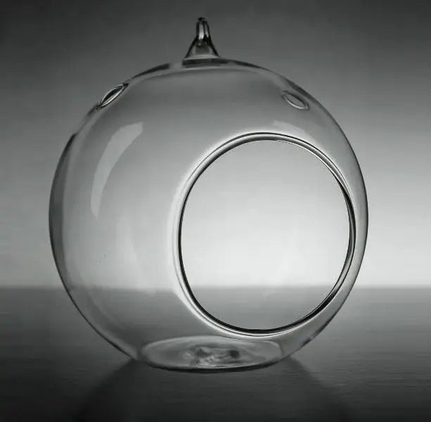 Mh-bl020 Wholesale Ball Shape Hanging Glass Globe Vase Plant Terrarium for Home Ornament